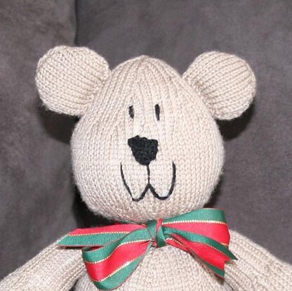 Sam Bear - teddy bear knitting pattern