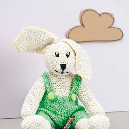 Lenny The Bunny in Rico Creative Cotton Aran