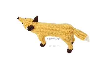 Walking Fox amigurumi きつねのあみぐるみ