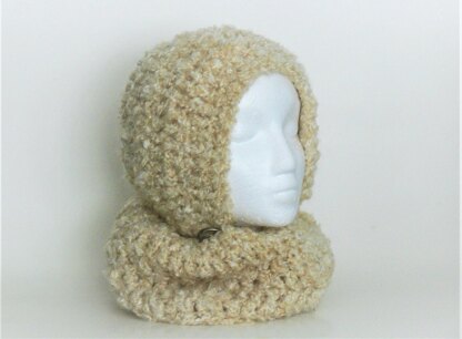 Easy Women's Bonnet and Cowl