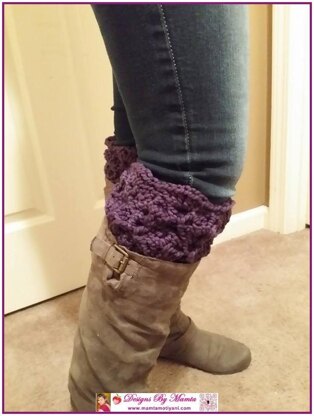 Crochet Sea Shells Boot Cuff Pattern An Easy Designer Legwarmer