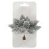 Groves Pinecones: Glitter: 12 x 12 Stems: Silver