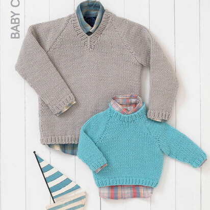 Sweaters in Hayfield Baby Chunky - 4485 - Downloadable PDF