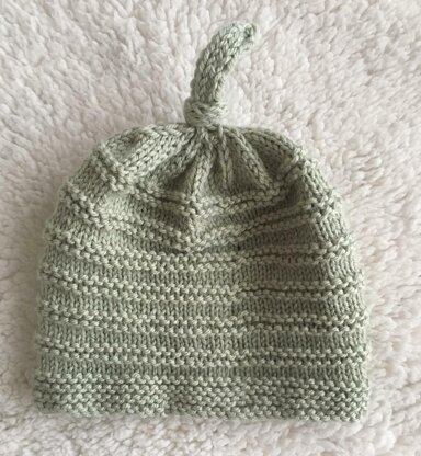 Topknot Baby Hat