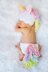 Unicorn Hat and Diaper Cover Newborn - 12 Months