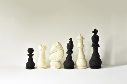 Chess Set, Chess Pieces, Chess Amigurumi