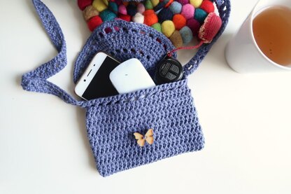 Eyelet Purse
