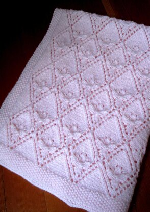 The Pretty Petal Baby Blanket Knitting pattern by Suzie Sparkles ...