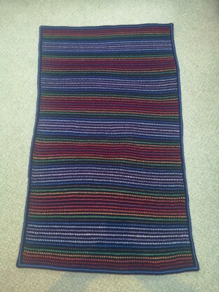 1. Midnight Sky Rainbow blanket