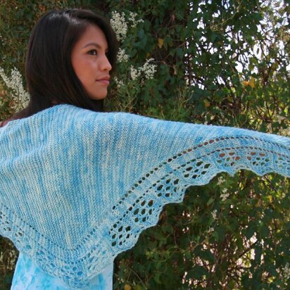 Ocean Spray Shawl - knitting pattern