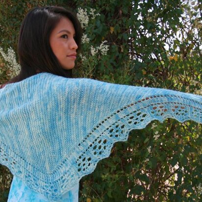 Ocean Spray Shawl