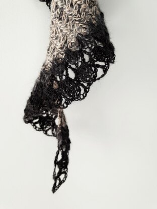 Marling into Darkness Shawl