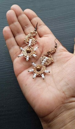 Radha Earrings Crochet Pattern
