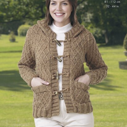Jacket & Gilet in King Cole Chunky - 4423 - Downloadable PDF