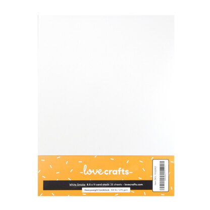 LoveCrafts Heavyweight Cardstock 100lb 8.5" x 11" 25 Pack