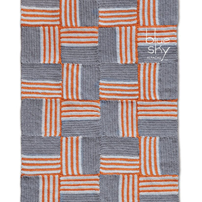 Colorplay Rug in Blue Sky Fibers Bulky - Downloadable PDF