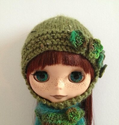 Helmet hat for Blythe and Middie Blythe doll