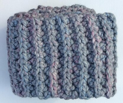 Crunch Stitch Infinity Scarf