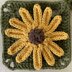 Rudbeckia Flower Granny Square