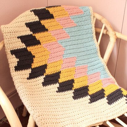 Sunrise Crochet Blanket