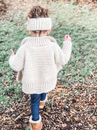 Light and Airy Crochet Cardigan and Headband