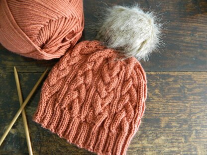 SJS Aran Cable Hat