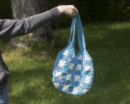 Modern Granny Square Tote