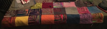 Just A Little Chilly Mitered Square Afghan #5