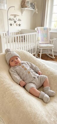 'Blueberry' 5 Piece set - Premature to 24 Months