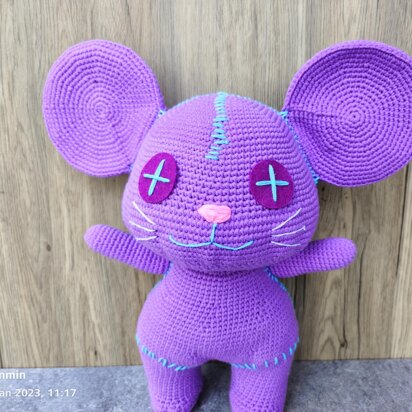 Cocomelon Mousey Momo Crochet Amigurumi Pattern