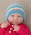 Lucy - prem baby striped hat