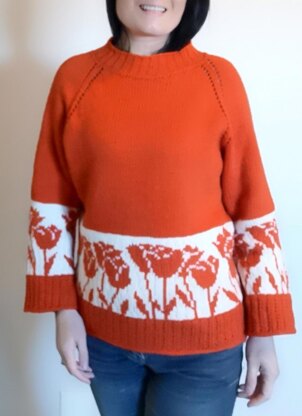 Blossom Tulip Sweater