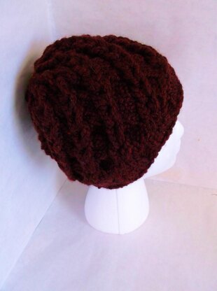 Spiral Faux Braid Hat