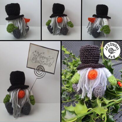 Snowman Gnome Crochet Pattern