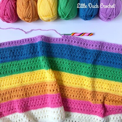 Rainbow Stripes Blanket