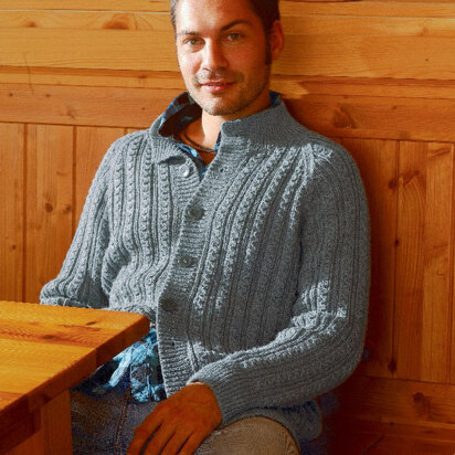 Man’s Jacket in Schachenmayr Universa - S6917A - knitting pattern