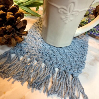 Textured Mug Rug Coaster