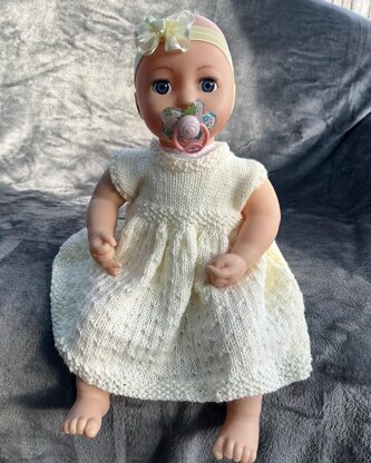 Dolls Dresses Knitting Pattern (no 122) to fit 16, 18, 20 inch or 41, 46, 51 cms doll