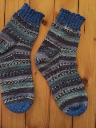 Socks in Drops Fabel yarn