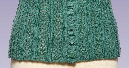 Double Eyelet Cardigan - #176