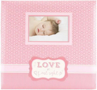 MBI Expressions Post Bound Album W/Window 12"x12" - Love At First Sight