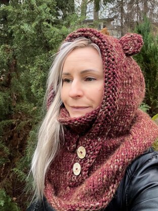 Rowan hooded cowl