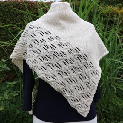 Knitting pattern shawl "Yolanda"