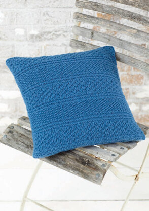 Knitted Cushion Covers in Hayfield Aran with Wool 100g - 7260 - Downloadable PDF