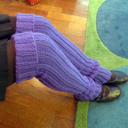 Tall and Toasty Stay-up Legwarmers