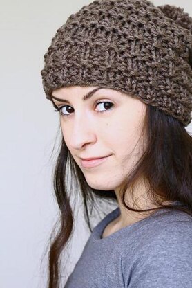 Mica Hat in Lion Brand Vanna's Choice yarn