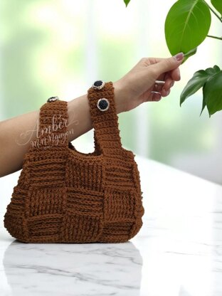 Basketweave Knot Bag Pattern