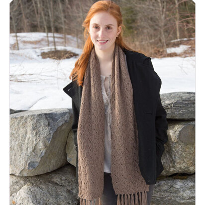 Simone Scarf in Classic Elite Yarns Mountaintop Vail