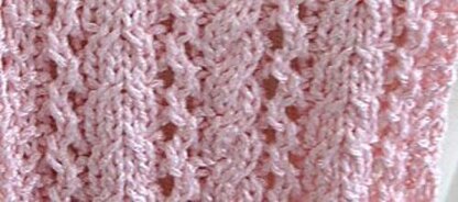 K705-Cable & Lace Scarf