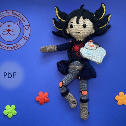 Yusei amigurumi doll